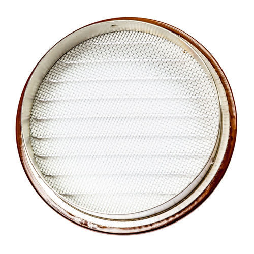 4" Round Brown Aluminum Louver with Insect Screen  (Priced Per Bag of 4).  Item#  4" RLB-100