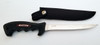 12 1/2" Fillet with Ribbed Rubber Handle and with Nylon Sheath (6+ $12.00/ea)