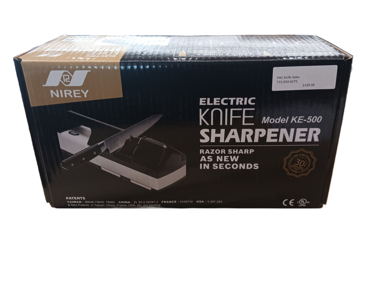 Electric Knife Sharpener - Nirey - Pac Knife Sales, LLC