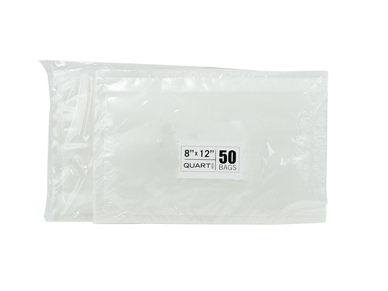 Vacmaster 8 x 12 Fulll Mesh Vacuum Seal Quart Bags 50 Pack