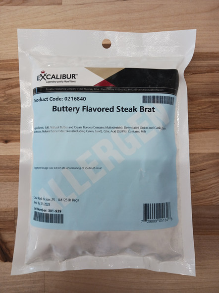 Buttery Flavored Steak Brat 