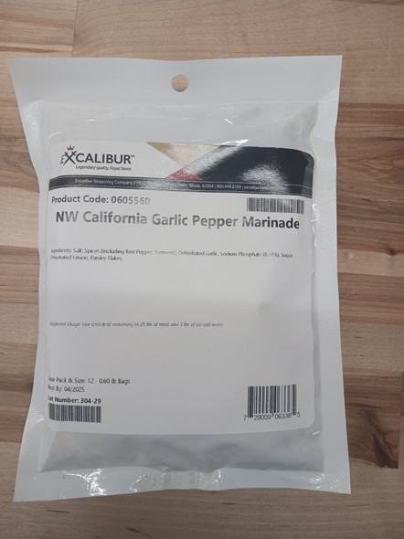 NW California Garlic Pepper Marinade