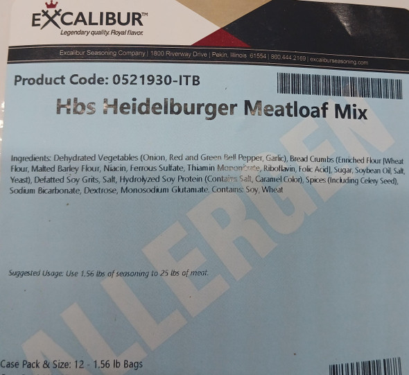 HBS Heidelburger Meat Loaf Mix