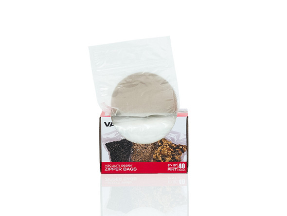 VacMaster Vacuum Sealer Zipper Bags 6x10 -Pint Size