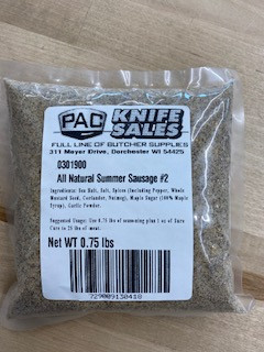 All Natural Summer Sausage # 2 