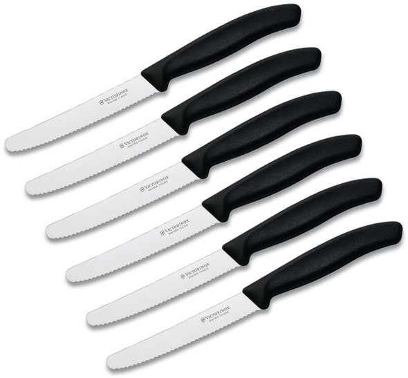 6 piece Steak Knife Set, Round Tip, $ 58.00 MAP Pricing ($ 38.95 EA)