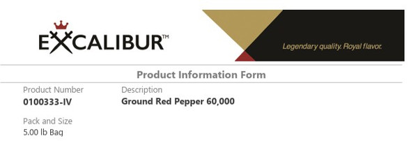 Red Pepper Ground 60,000