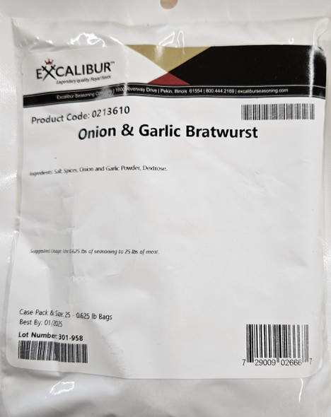 Onion & Garlic Bratwurst