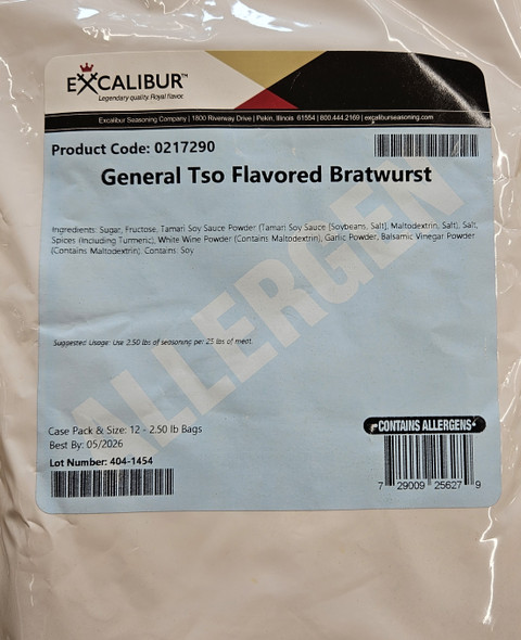 General Tso Flavored Bratwurst
