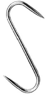 S Hook 3/8" x 8"