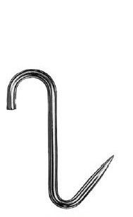 Car Hook 1/2" x 8"
