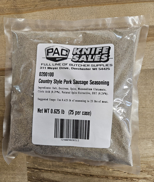 Country Style Pork Sausage Seasoning