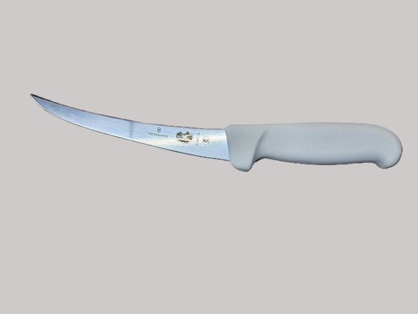 6" Curved, Semi-Stiff with White Handle MAP Pricing $ 35.00 (1-5 $ 21.40 EA / 6+ $ 19.00 EA)