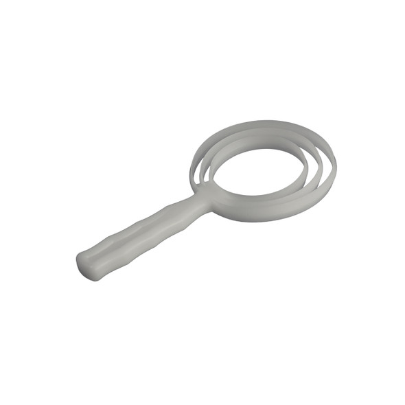 White Poly Round Scraper