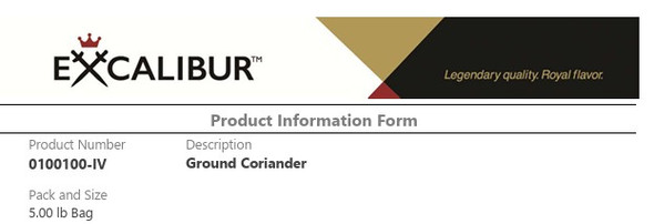 Ground Coriander
