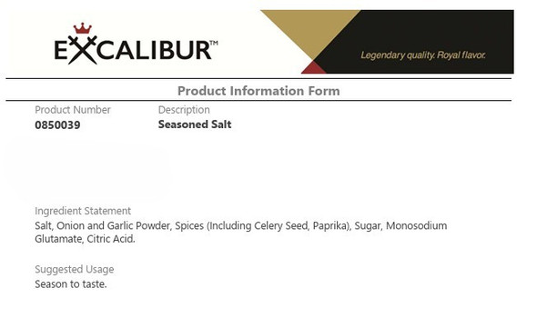 Seasoned Salt 5 lbs