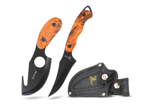 Elk Ridge - 2-PC Fixed Blade Hunting Knife Set - ER-300OC
