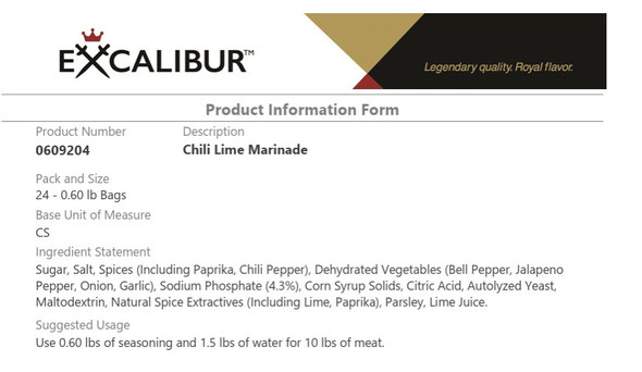 Chili Lime Marinade