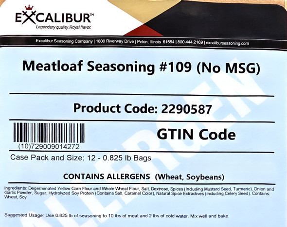 Meatloaf Seasoning # 109