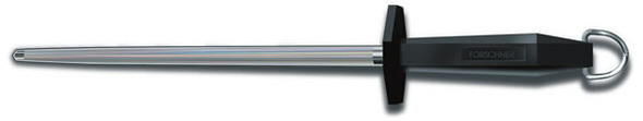 10" Fine Cut, Round with Black Nylon Handle