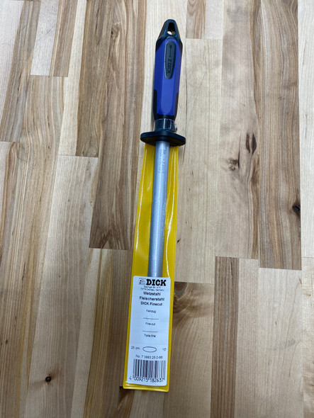 10" Fine Cut Steel Blue/Black handle