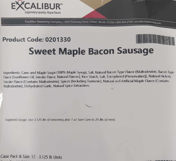 Sweet Maple Bacon Sausage