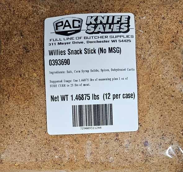 Willies Snack Stick (No MSG)