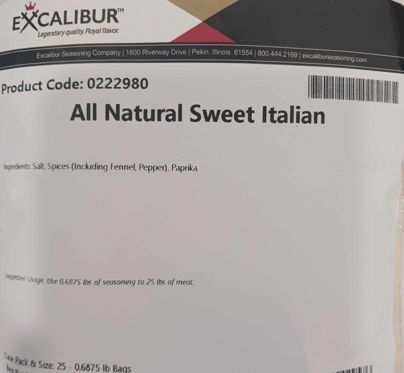 All Natural Sweet Italian 