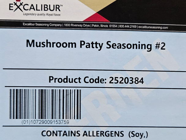 Mushroom Patty Seasoning # 2