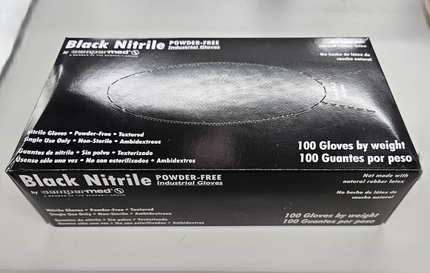 Black Nitrile Disposable Gloves