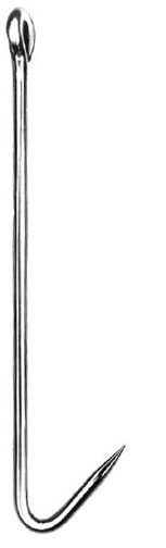 3/8" Galvanized Trolley Rollers with 1/2" x 24" Attached Hook
