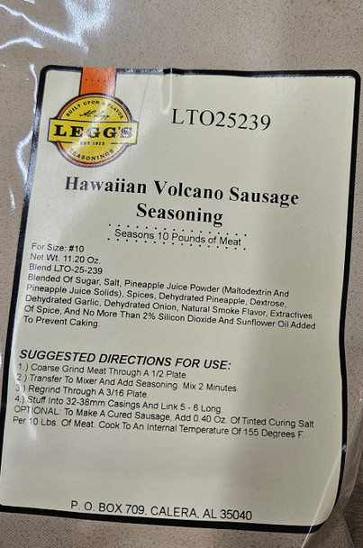 Hawaiian Volcano Sausage 