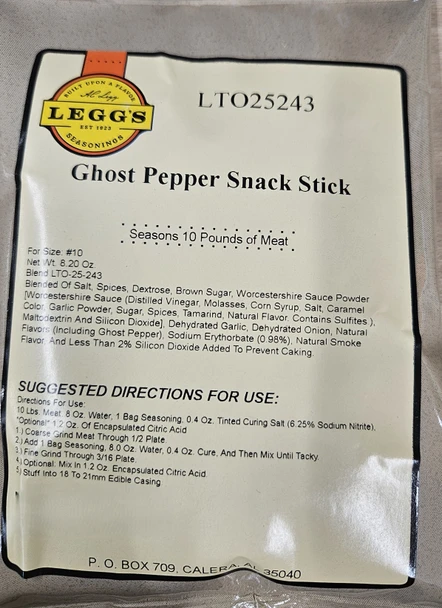 Ghost Pepper Snack Stick