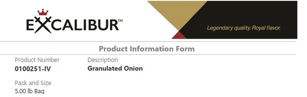 Granulated Onion