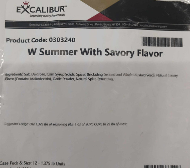 W Summer With Savory Flavor