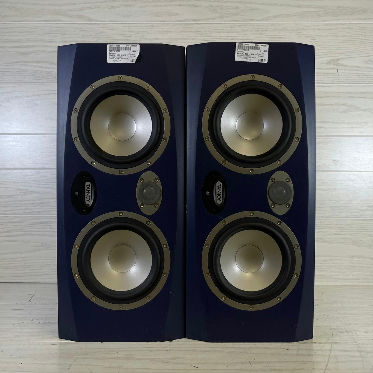 Used Tannoy REVEAL 66D PAIR Speaker Cabinets Studio Monitors