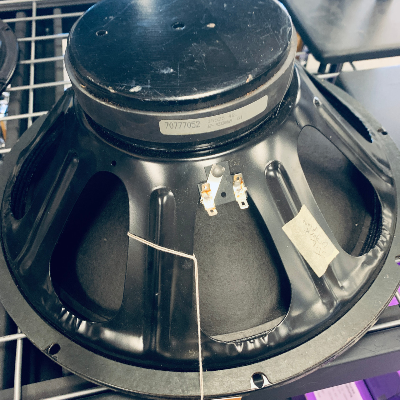 Used Peavey BLACK WIDOW 15 Bass Speaker Cabinets 1 x 15 Bass