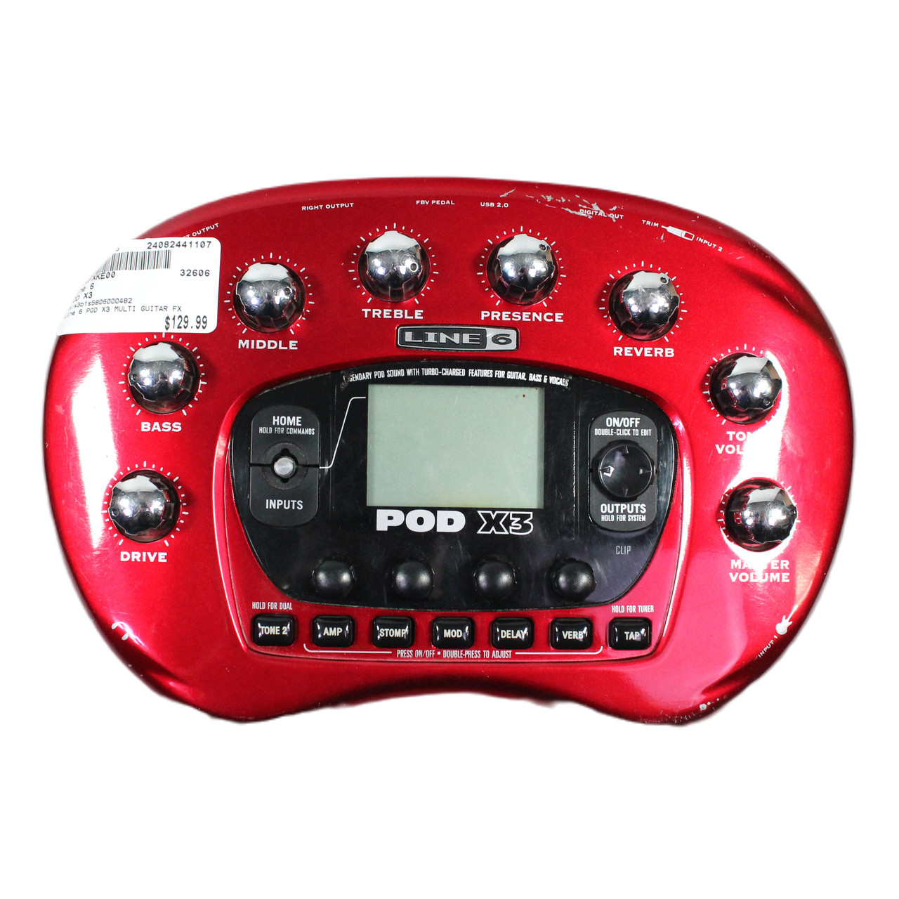 Used Line 6 POD X3 Guitar Effects Multi FX 41107-S000069256