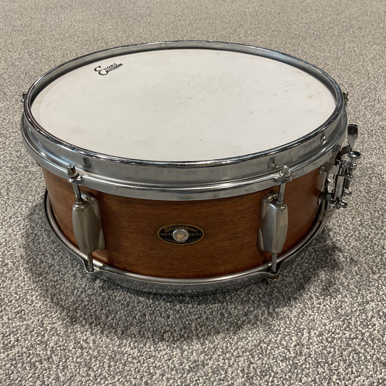 Used 1950's SLINGERLAND 6-LUG STUDENT SNARE Drum