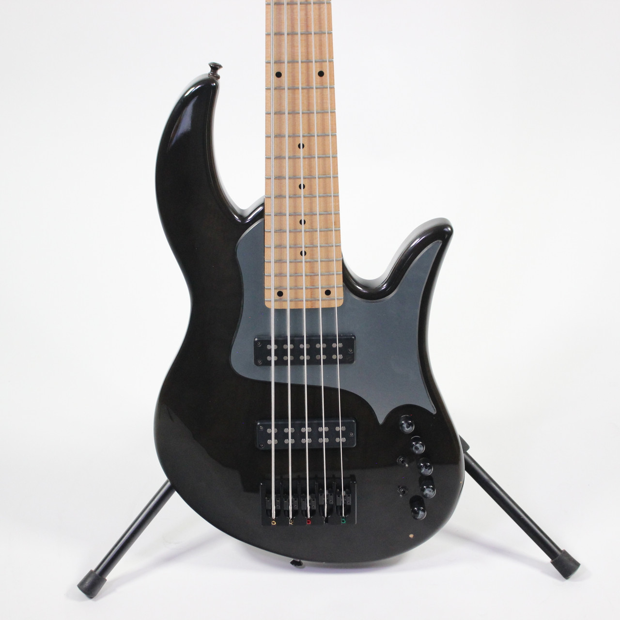 Used CUSTOM 5 STRING BASS Bass Guitar Black 5-String 41107-S000069747