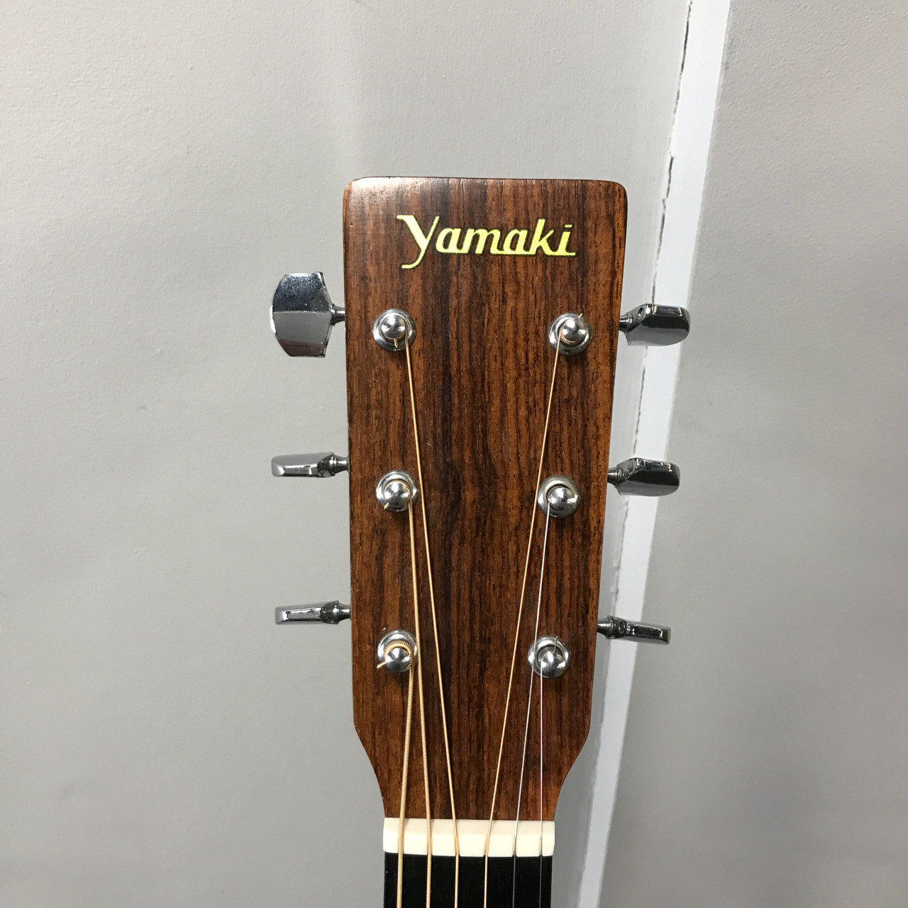 Used YAMAKI YW-15 Vintage Solid Top Acoustic Guitar Wood