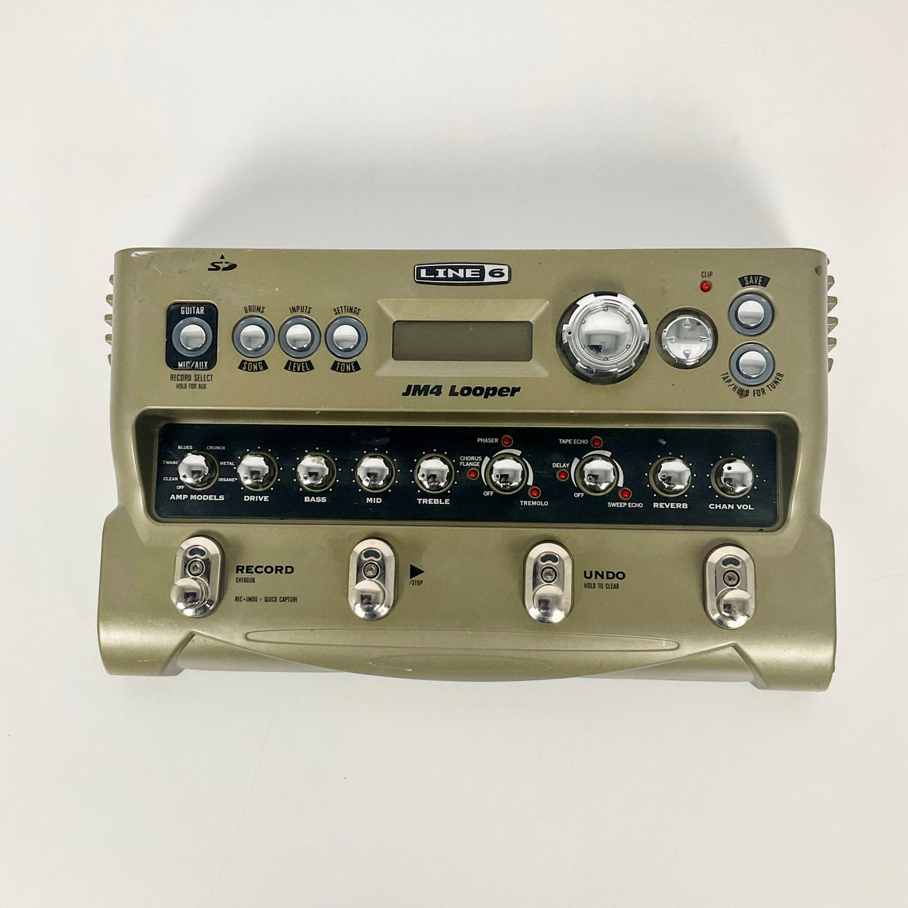 Used Line 6 JM4 LOOPER Guitar Effects Pedal 