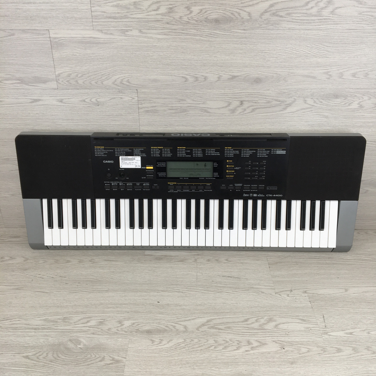 Used Casio CTK-4400 --BATTERY ONLY Keyboard 61-Key
