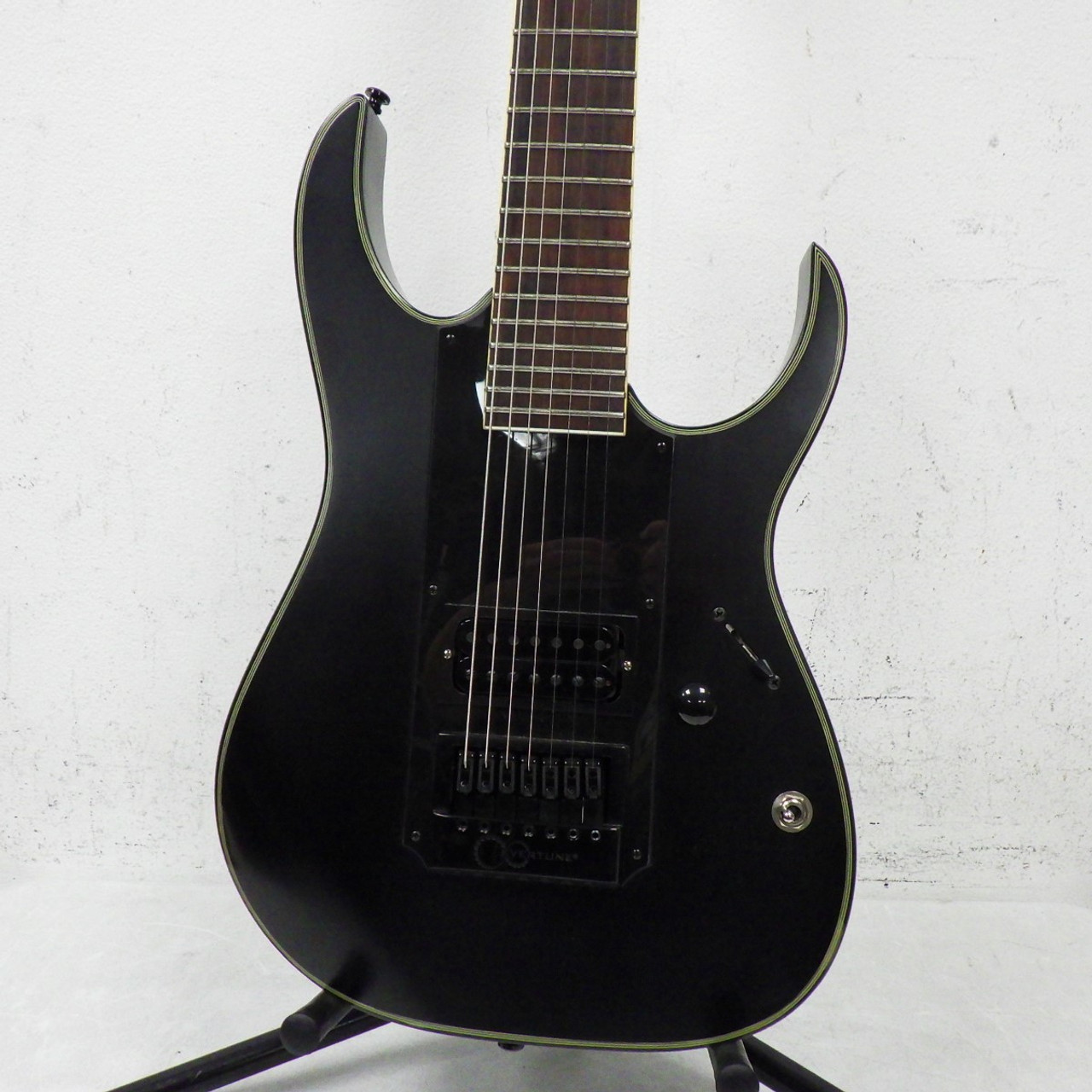 Used Ibanez RGIR37BE with Evertune Upgrade Black 7-String Electric Guitar  40042-S000246986