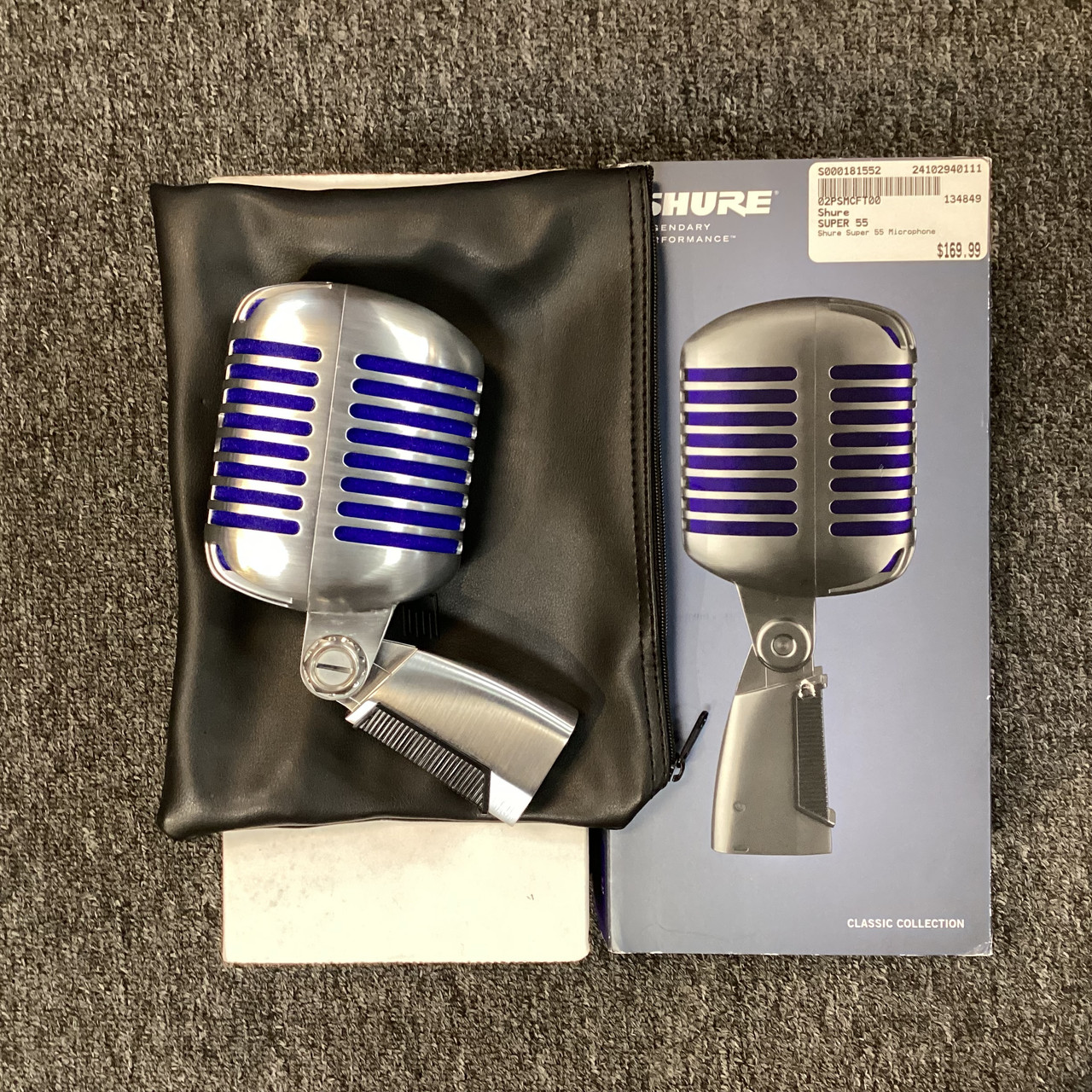 Used Shure SUPER 55 Dynamic Microphone