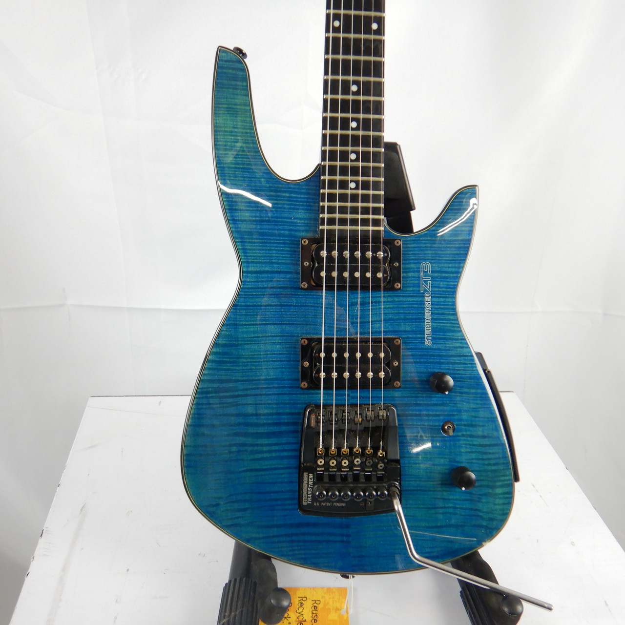 Used Steinberger ZT3 HEADLESS GUITAR Electric Guitar Blue 6