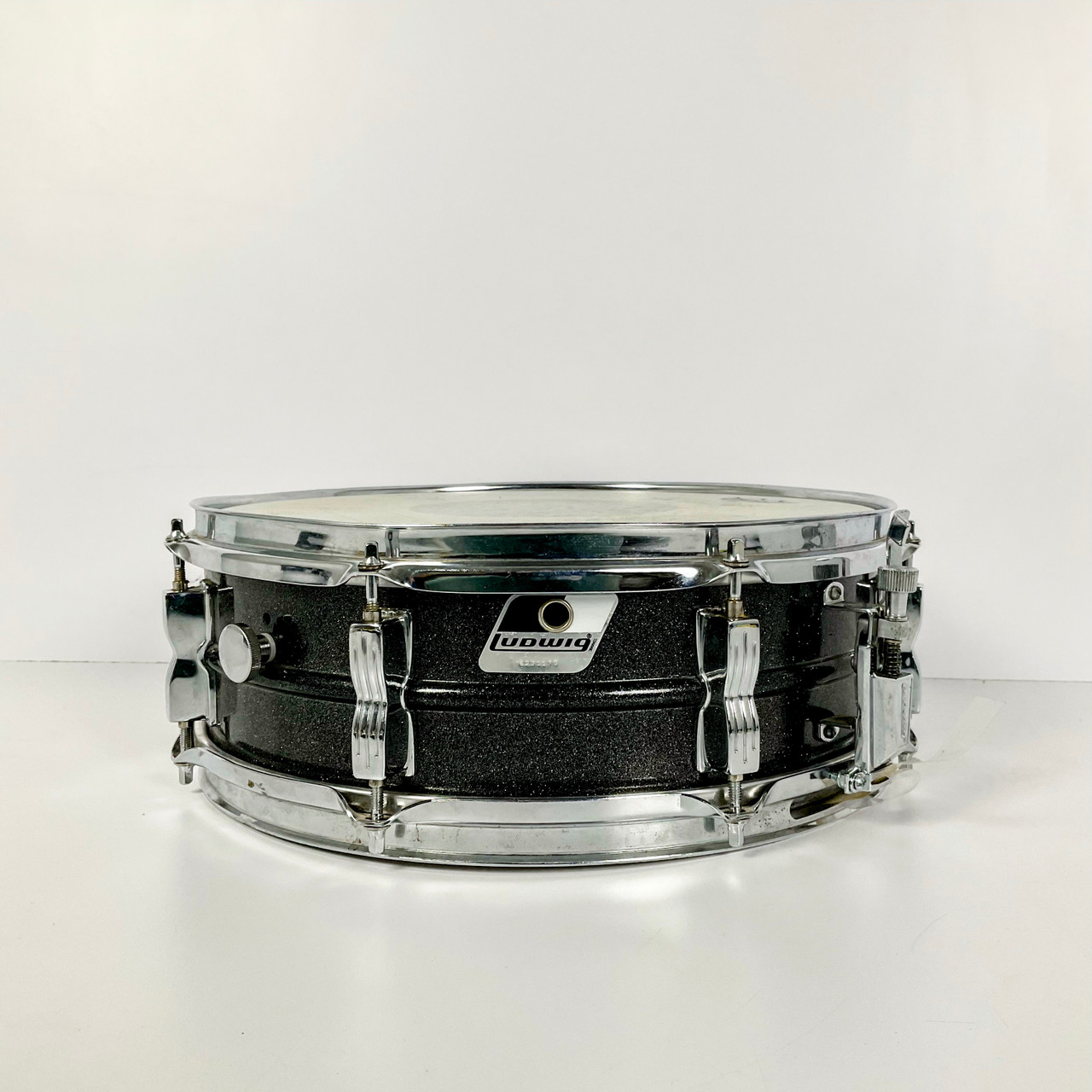 Used Ludwig GALAXY BLACK ACROLITE 5X14 Snare Drum 14