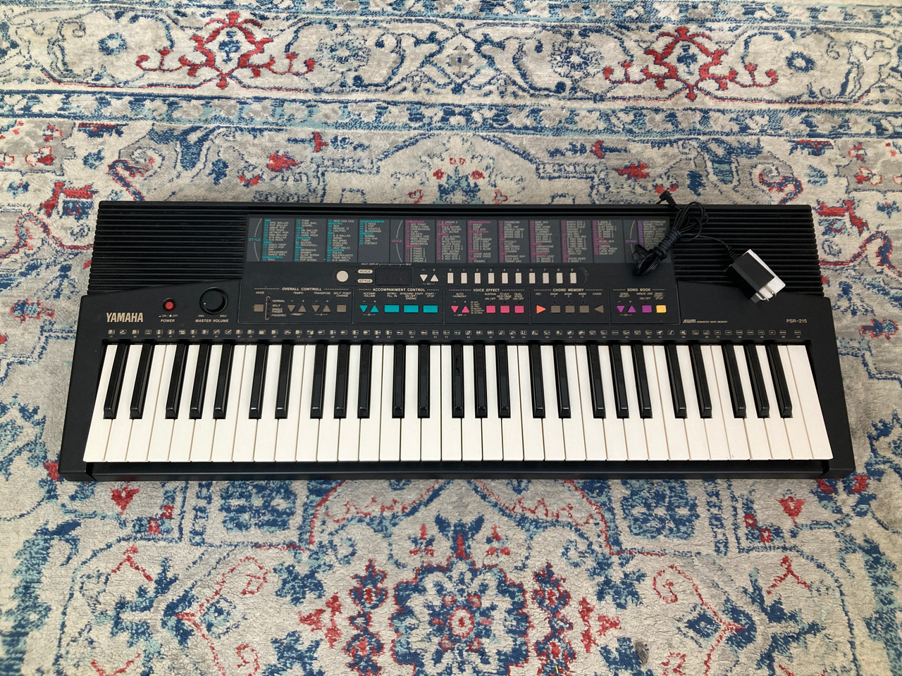 Used Yamaha PSR-215 KEYBOARD Vintage 49-Key Keyboard 49-Key