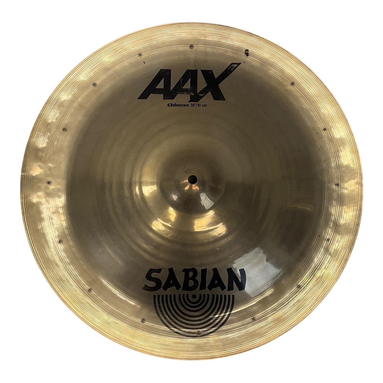 サリアン Used Sabian 20 AAX CHINESE WITH RIVETS China Cymbal 20
