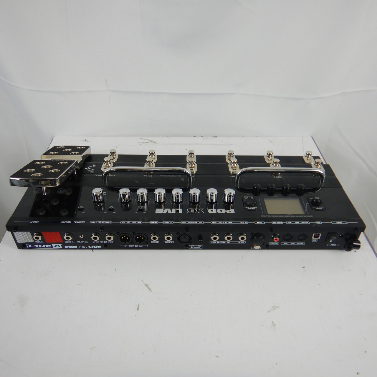 Used Line 6 POD X3 LIVE W/POWER Floorboard Effect 40123-S000124152